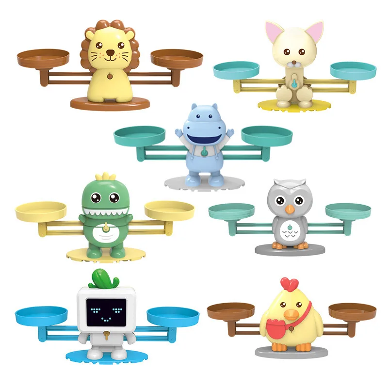 Montessori Math Toy Digital Monkey Balance Scale Educational Dinosaur Balancing Scale Number Board Game Kids Learning Toys
Montessori Math Toy Digital Monkey Balance Scale Educational Dinosaur Balancing Scale Number Board Game Kids Learning Toys