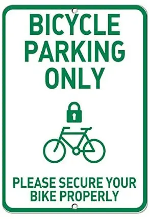 LZATPD SLALL Bicycle Parking Secure Your Bike Properly Retro Street Sign r Motorcycle Garage Decoration Supplies12 X 8 Inch
LZATPD SLALL Bicycle Parking Secure Your Bike Properly Retro Street Sign r Motorcycle Garage Decoration Supplies12 X 8 Inch