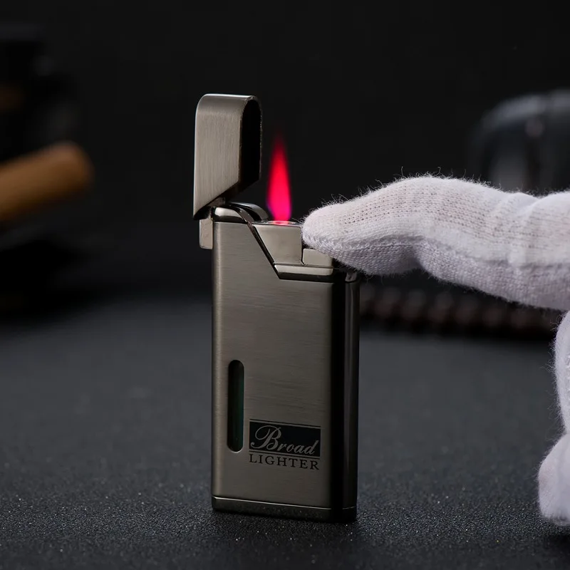 Inflatable Lighter Fine Metal Plating Windproof Lighter Gadgets for Men Briquets Et Accessoires Fumeurs Pink Flame Lighter
Inflatable Lighter Fine Metal Plating Windproof Lighter Gadgets for Men Briquets Et Accessoires Fumeurs Pink Flame Lighter
