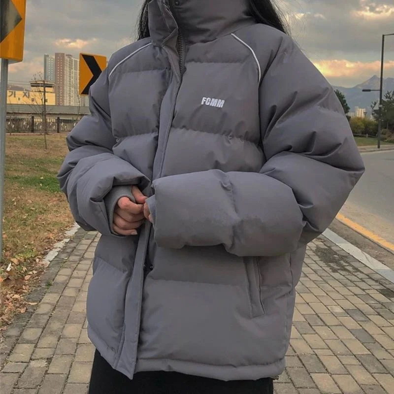 Women's cotton-padded jacket for winter 2021 new students Korean thickening simple parkas high street preppy short bread coats
Women's cotton-padded jacket for winter 2021 new students Korean thickening simple parkas high street preppy short bread coats
