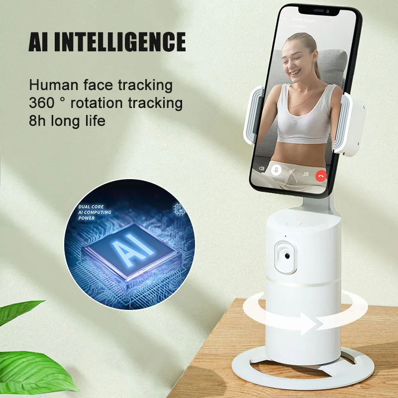 Умный телефон AI с поворотом на 360 градусов, камера с автоматическим отслеживанием лица, штатив для камеры телефона, крепление для Vlog Live поток...
Умный телефон AI с поворотом на 360 градусов, камера с автоматическим отслеживанием лица, штатив для камеры телефона, крепление для Vlog Live поток...