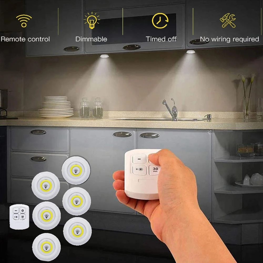 Dimmable 3W LED Under Cabinet Light Indoor Tap Remote Battery Book Table Night Lamp for Corridor Stair Kitchen Loft Lighting
Dimmable 3W LED Under Cabinet Light Indoor Tap Remote Battery Book Table Night Lamp for Corridor Stair Kitchen Loft Lighting