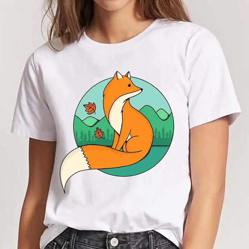 Women Tee Fashion New Cute Style Printing T Shirt Female O-neck Cartoon Short Sleeve T-shirt Print Graphic Lady Top Clothing 
Women Tee Fashion New Cute Style Printing T Shirt Female O-neck Cartoon Short Sleeve T-shirt Print Graphic Lady Top Clothing