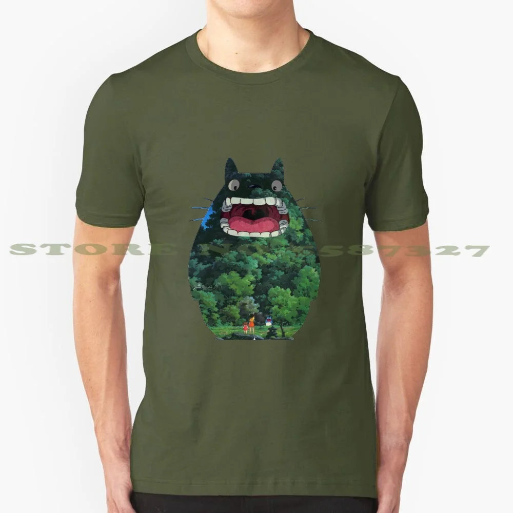 

Модная футболка Totoro с крутым дизайном, футболка Тоторо, Мой сосед Тоторо, студия ghiали, аниме мультяшный забавный фильм, пародия, самый попул...