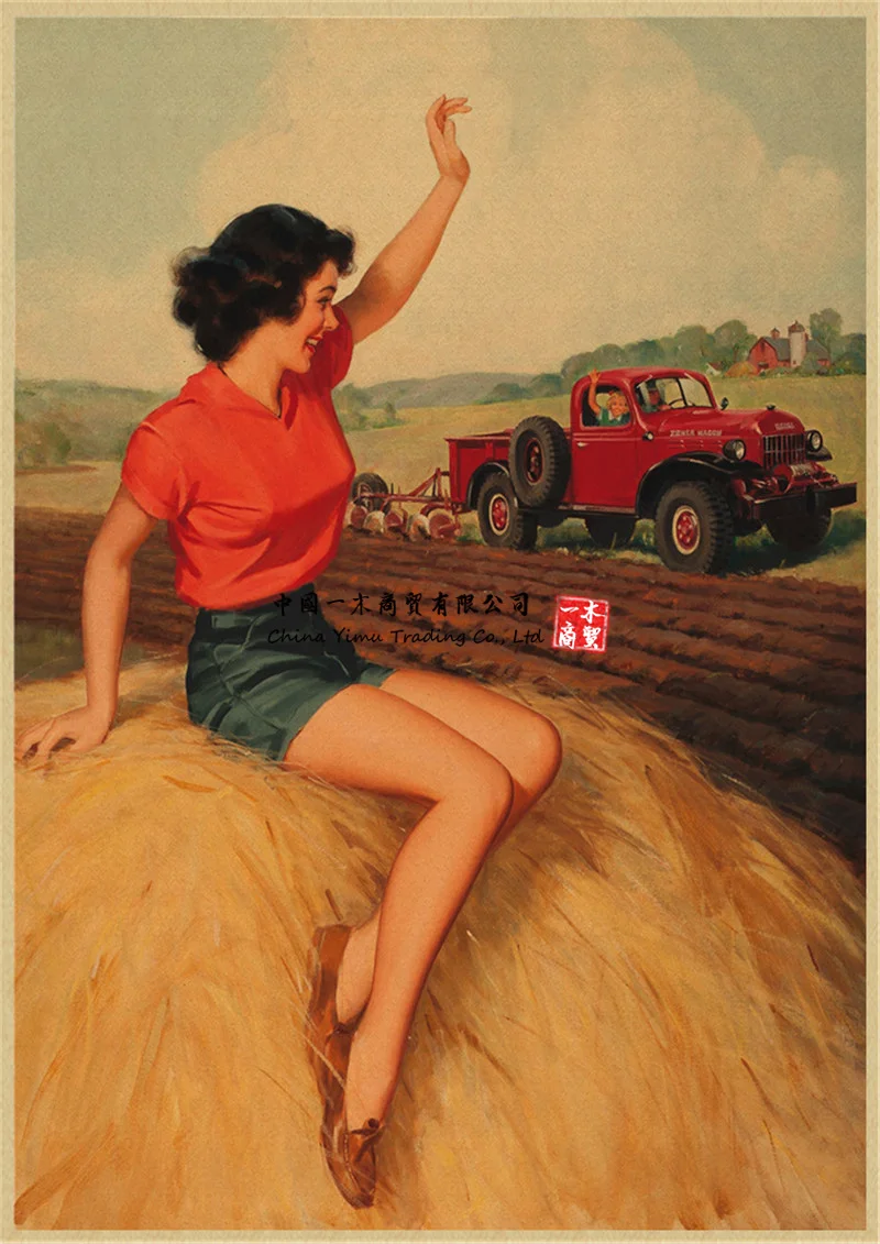 Farm stickers Retro Sticker Pin Up Sexy Girl Decal Suitable for Art Home Room Wall Painting Windows Bar Car Decor
Farm stickers Retro Sticker Pin Up Sexy Girl Decal Suitable for Art Home Room Wall Painting Windows Bar Car Decor