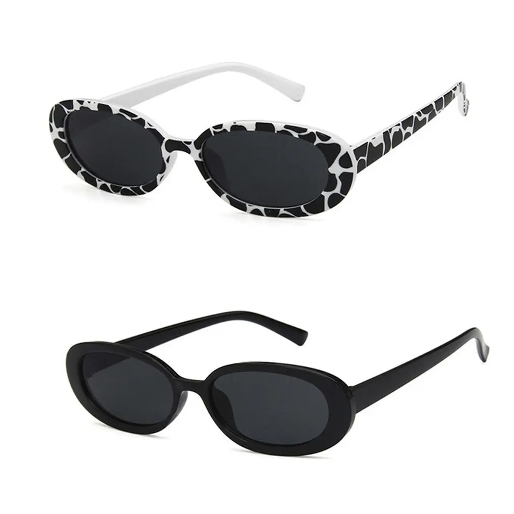 New 2020 Sexy Cool Cow Color Oval Small Frame Sunglasses Women Trendy Sun Glasses Ladies Stripe Frame Vintage Brand Eyewear
New 2020 Sexy Cool Cow Color Oval Small Frame Sunglasses Women Trendy Sun Glasses Ladies Stripe Frame Vintage Brand Eyewear