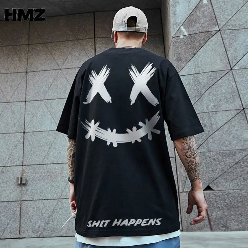 HMZ Men Cool Summer Loose MenT Shirt Casual Short Sleeve Print Tshirt Streetwear Black T-Shirt Tops Oversized Tee Shirt for Men
HMZ Men Cool Summer Loose MenT Shirt Casual Short Sleeve Print Tshirt Streetwear Black T-Shirt Tops Oversized Tee Shirt for Men