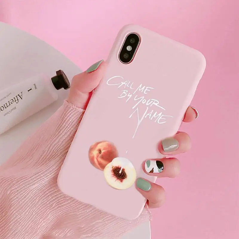 Call Me by Your Name Phone Case Candy Color Pink for iPhone 11 pro XS MAX 8 7 6 6S Plus X 5S SE 2020 XR
Call Me by Your Name Phone Case Candy Color Pink for iPhone 11 pro XS MAX 8 7 6 6S Plus X 5S SE 2020 XR