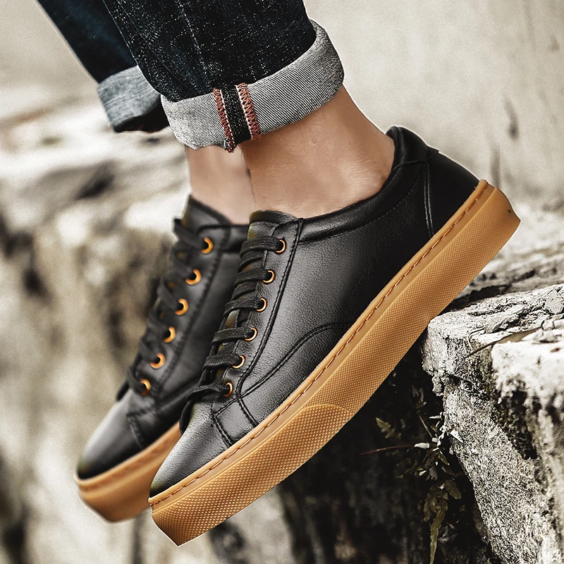 Sapatos Casual Sneakers Men Casual 2020 New Shoes Breathable Man Spring Fashion Men's Shoe Leather Male Sports For
Sapatos Casual Sneakers Men Casual 2020 New Shoes Breathable Man Spring Fashion Men's Shoe Leather Male Sports For