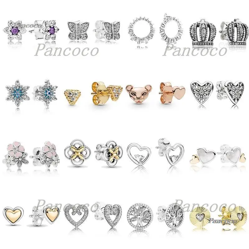 Original 925 Sterling Silver Tree Of Love With Crystal Studs Earring For Women Wedding Gift Pandora Jewelry
Original 925 Sterling Silver Tree Of Love With Crystal Studs Earring For Women Wedding Gift Pandora Jewelry