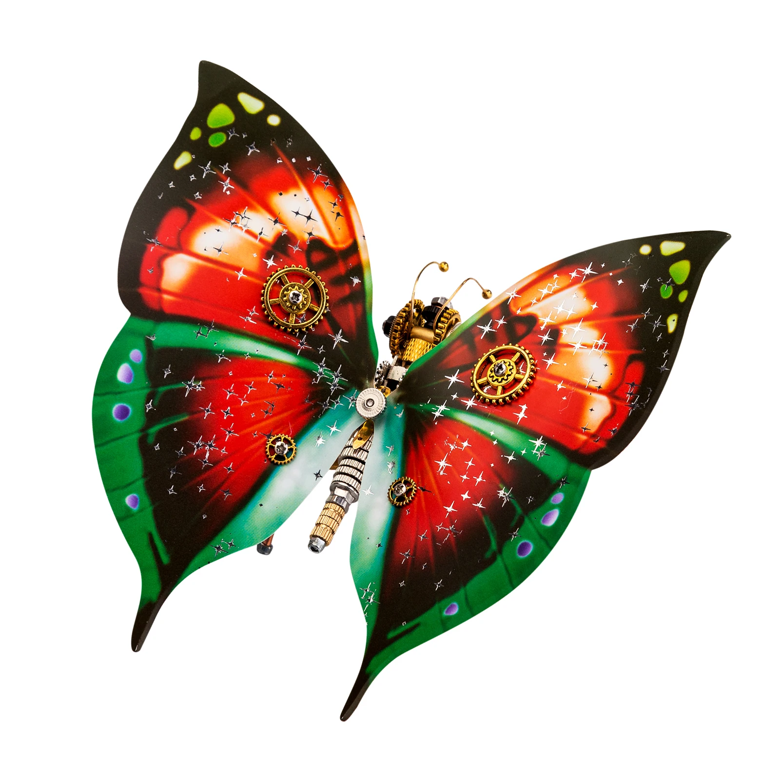 150Pcs Steampunk 3D Butterfly Assembly Model Unfound Green Red Butterfly For Kids Adults Toy - High-End Gifts
150Pcs Steampunk 3D Butterfly Assembly Model Unfound Green Red Butterfly For Kids Adults Toy - High-End Gifts
