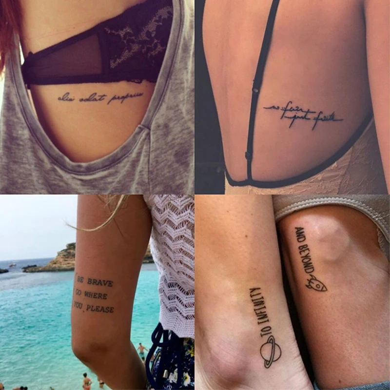 Temporary Tattoo Sticker set English words devil freedom Tatoo Flash Tatto Fake Waterproof stickers for Men Women girls 56 Pcs
Temporary Tattoo Sticker set English words devil freedom Tatoo Flash Tatto Fake Waterproof stickers for Men Women girls 56 Pcs
