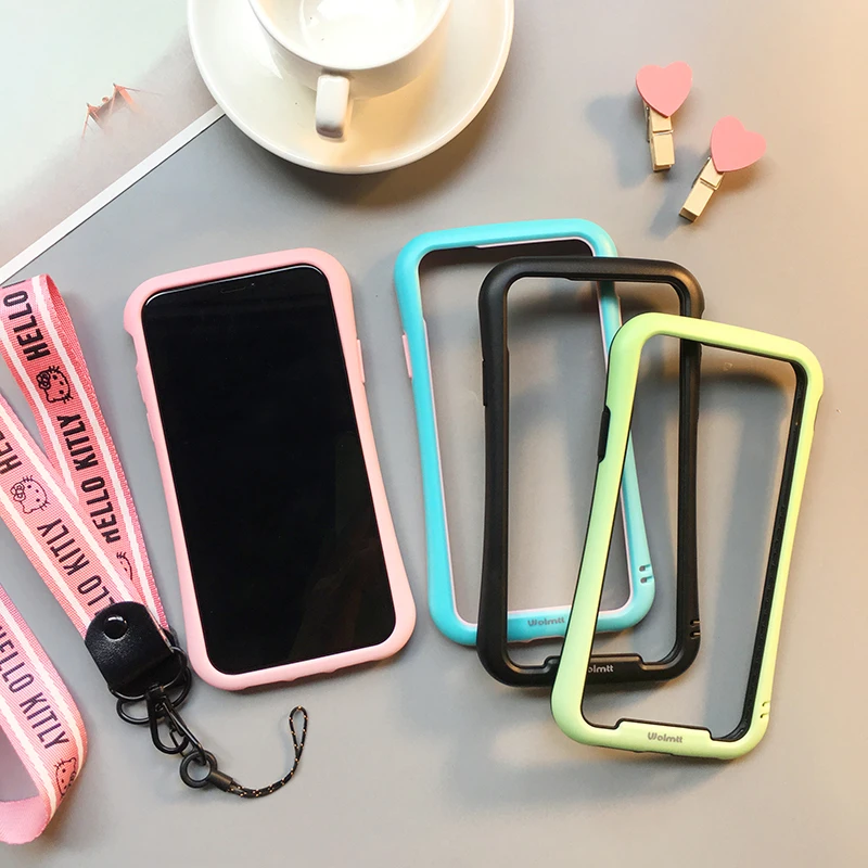 Мягкий бампер для iPhone XS max XR X ярких цветов с небольшой талией 8 8plus 6 6SP 7 7P рамка Fudas +
