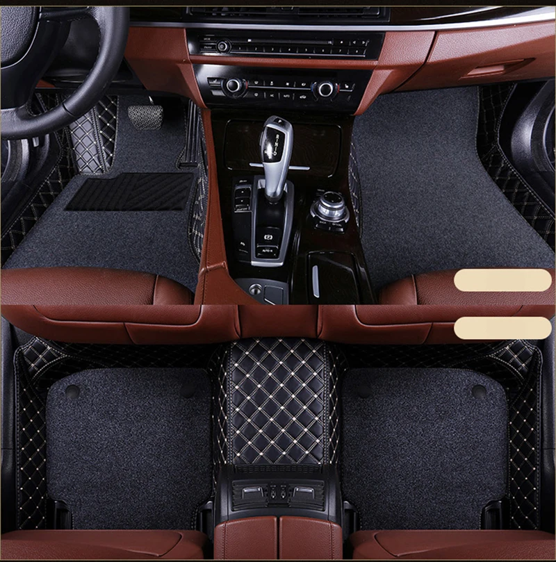 Автомобильные коврики для Chevrolet Sail 2014 2013 2012 2011 2010 двухслойные с проволочной