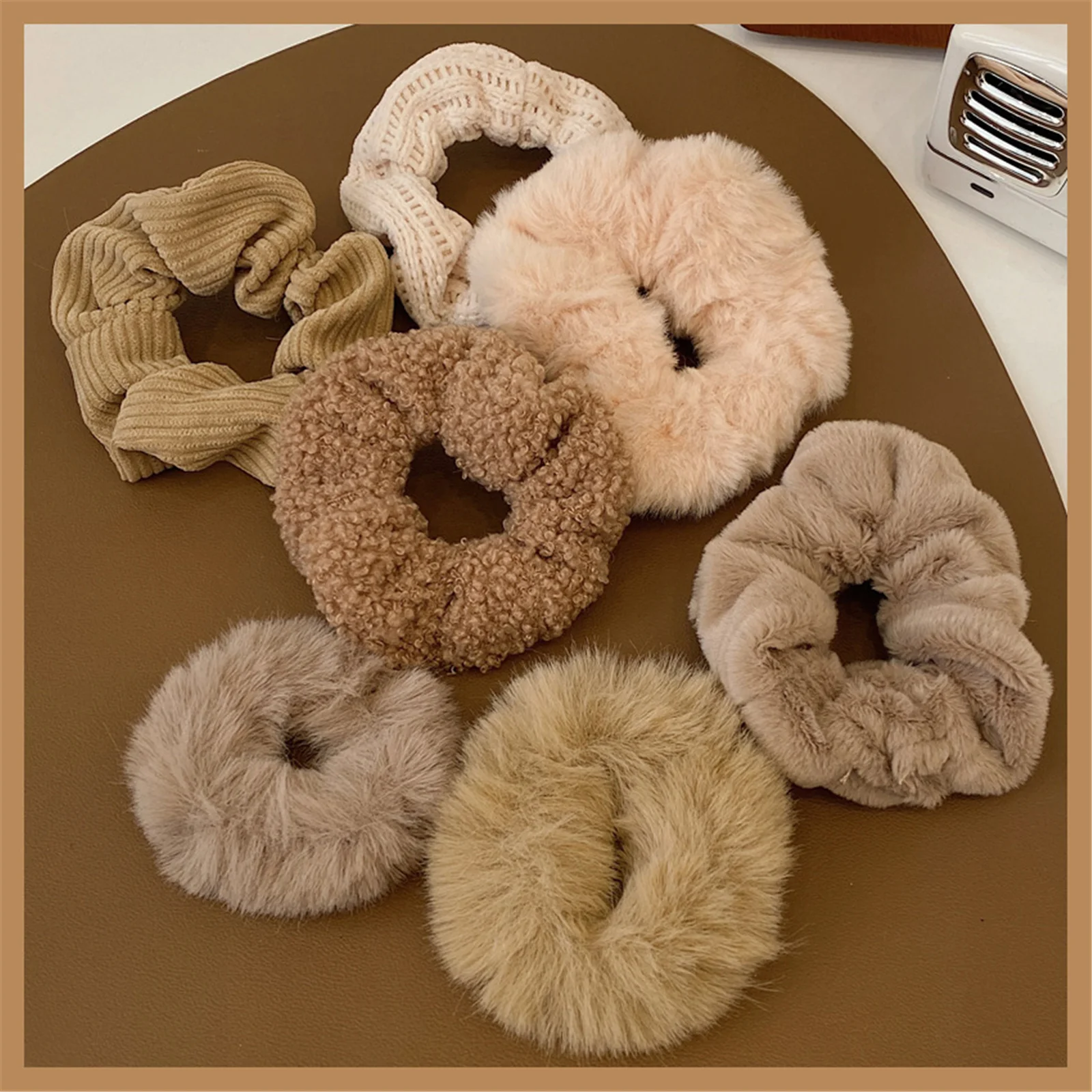 Sweet Absorbent Plush Hair Ring Solid Color Winter Warm Soft Hair Ties Women Girls Scrunchies Rubber Band Hair Accessories
Sweet Absorbent Plush Hair Ring Solid Color Winter Warm Soft Hair Ties Women Girls Scrunchies Rubber Band Hair Accessories