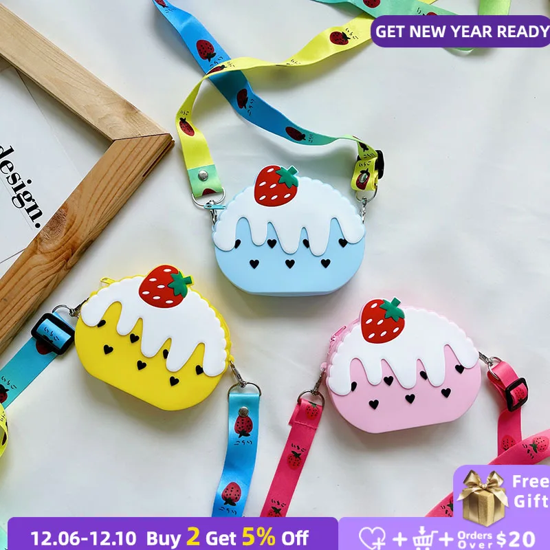 Silica Gel Children's Coin Purse Wallet Lovely Cake Boys Kids Mini Shoulder Crossbody Bag Girls Baby Bear Small Messenger Bags
Silica Gel Children's Coin Purse Wallet Lovely Cake Boys Kids Mini Shoulder Crossbody Bag Girls Baby Bear Small Messenger Bags