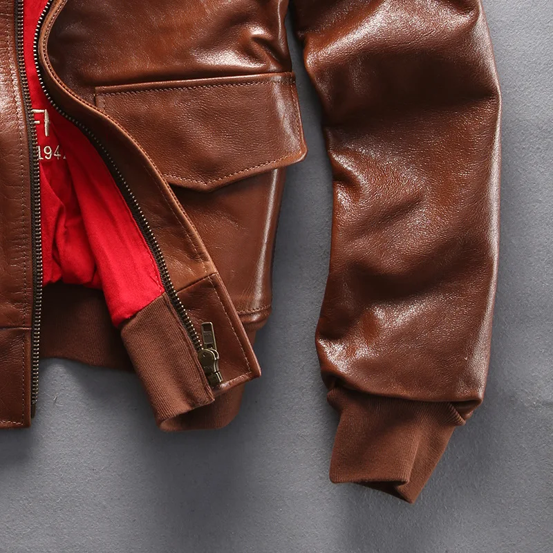 2020 Men A2 Air Force Jacket Genuine Cow Leather Jacket AVFLY 100% Real Cowhide Bomber Biker Jackets Free Shipping
2020 Men A2 Air Force Jacket Genuine Cow Leather Jacket AVFLY 100% Real Cowhide Bomber Biker Jackets Free Shipping