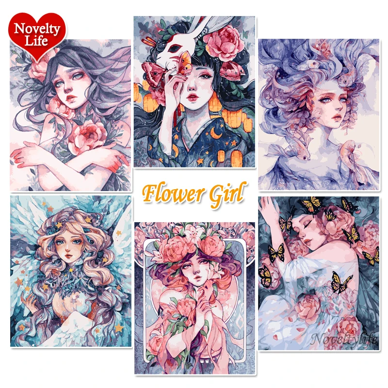 DIY Painting By Numbers Flower Girl Anime Art Paint Cartoon Coloring Picture Hand Drawing Canvas Home Decoration Gift for Kids
DIY Painting By Numbers Flower Girl Anime Art Paint Cartoon Coloring Picture Hand Drawing Canvas Home Decoration Gift for Kids