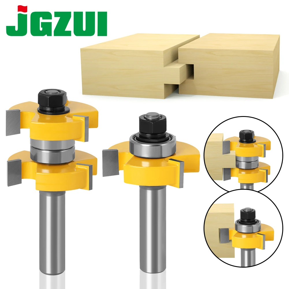 1-1/2" 2 Bit 12mm 1/2 Shank Tongue and Groove Router Bit Set - Joint Assembly Router Bit Set 1-1/2" Stock Wood Cutting Tool
1-1/2" 2 Bit 12mm 1/2 Shank Tongue and Groove Router Bit Set - Joint Assembly Router Bit Set 1-1/2" Stock Wood Cutting Tool