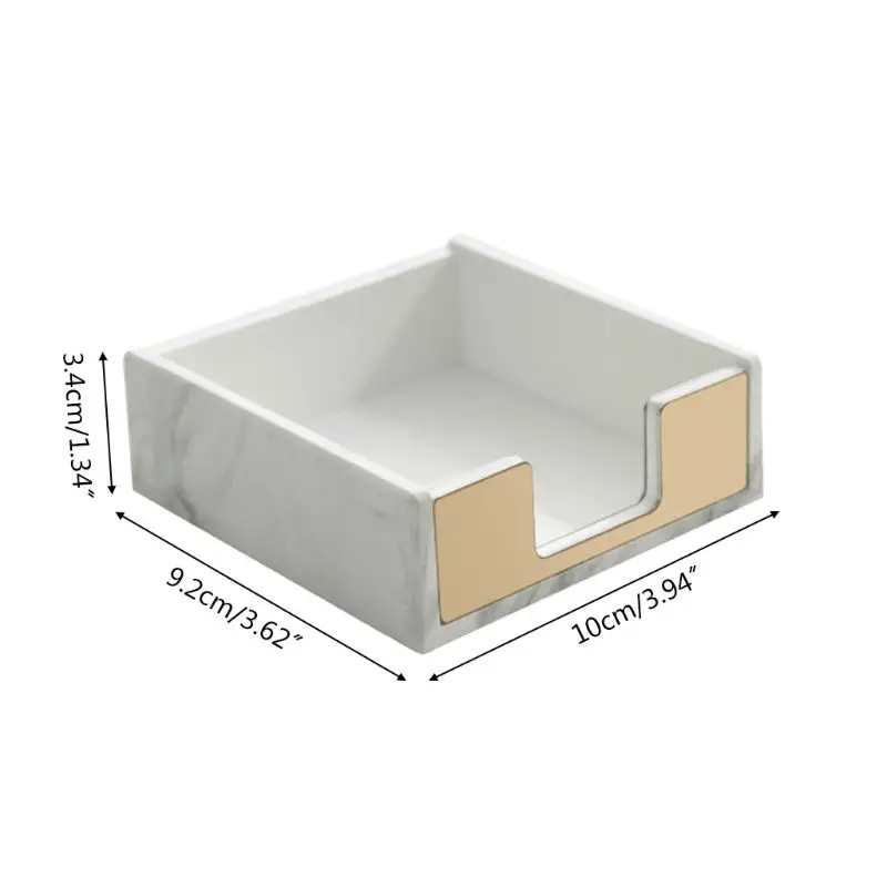 Marble Pattern Square Memo Box Sticky Note Storage Card Holder Organizer Office School Supply Desk Accessories C26
Marble Pattern Square Memo Box Sticky Note Storage Card Holder Organizer Office School Supply Desk Accessories C26
