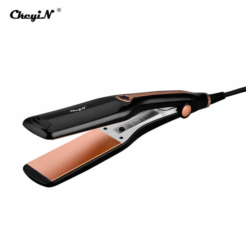 2 In 1 Ultra Wide Ceramic Hair Straightener and Curler with 4 Temperature Settings 360° Rotatable Flat Iron for Dry and Wet Hair
2 In 1 Ultra Wide Ceramic Hair Straightener and Curler with 4 Temperature Settings 360° Rotatable Flat Iron for Dry and Wet Hair