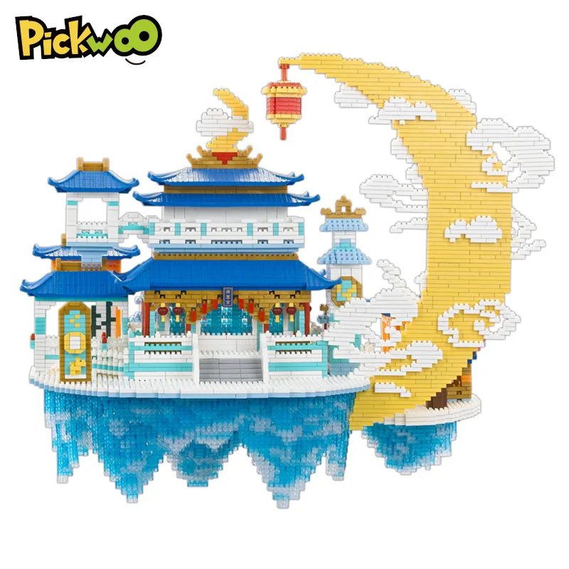 Pickwoo D28 8008pcs+ Moon House Mini Building Blocks Chinese Culture Architecture 3D Model Education Collection Bricks Toys
Pickwoo D28 8008pcs+ Moon House Mini Building Blocks Chinese Culture Architecture 3D Model Education Collection Bricks Toys
