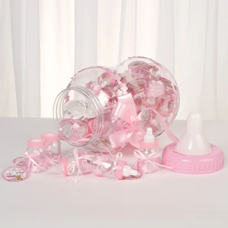 30pcs/set Baby Girl Boy Plastic Gift Box Baby Shower Candy Baptism Box Baby Feeding Bottle Boite Dragees De Mariage Packaging
30pcs/set Baby Girl Boy Plastic Gift Box Baby Shower Candy Baptism Box Baby Feeding Bottle Boite Dragees De Mariage Packaging