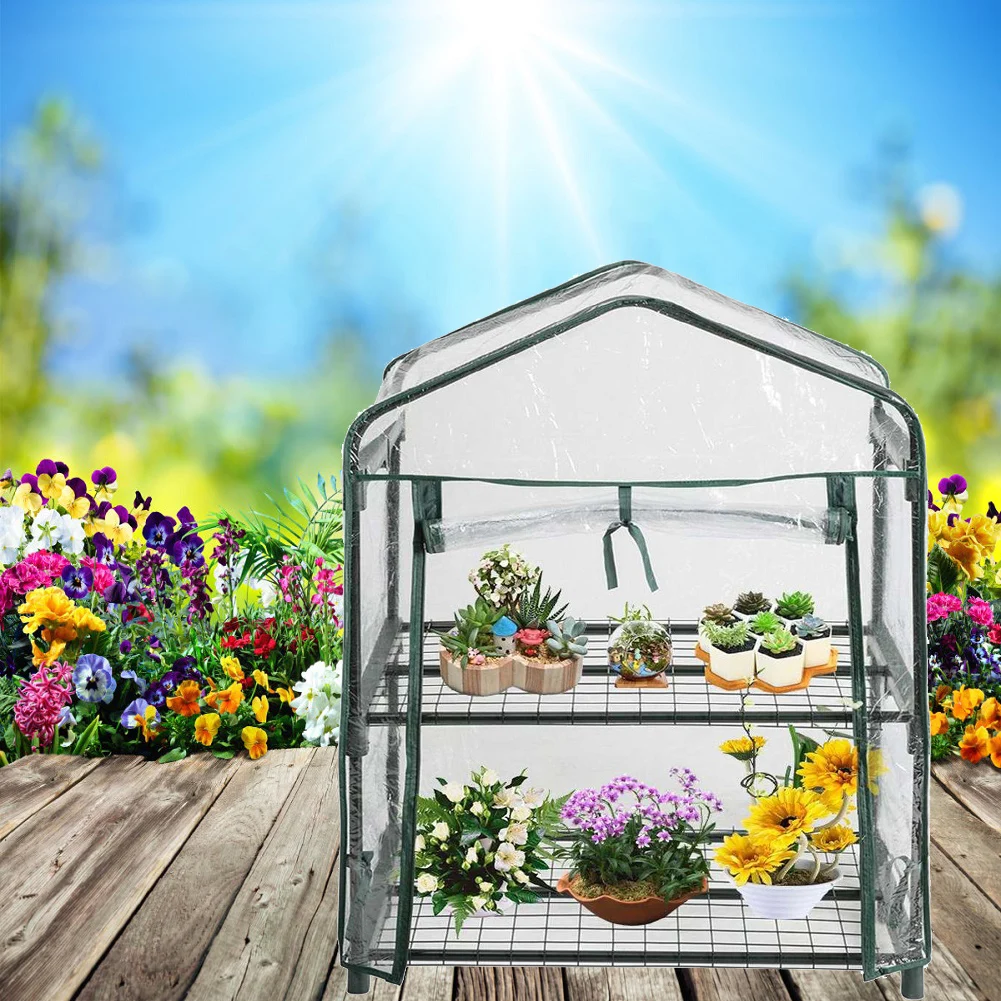 Greenhouse Cover Mini Garden Warm Room PVC Garden Household Plant Two Floors Garden Greenhouse Home Garden Supplies Tools
Greenhouse Cover Mini Garden Warm Room PVC Garden Household Plant Two Floors Garden Greenhouse Home Garden Supplies Tools