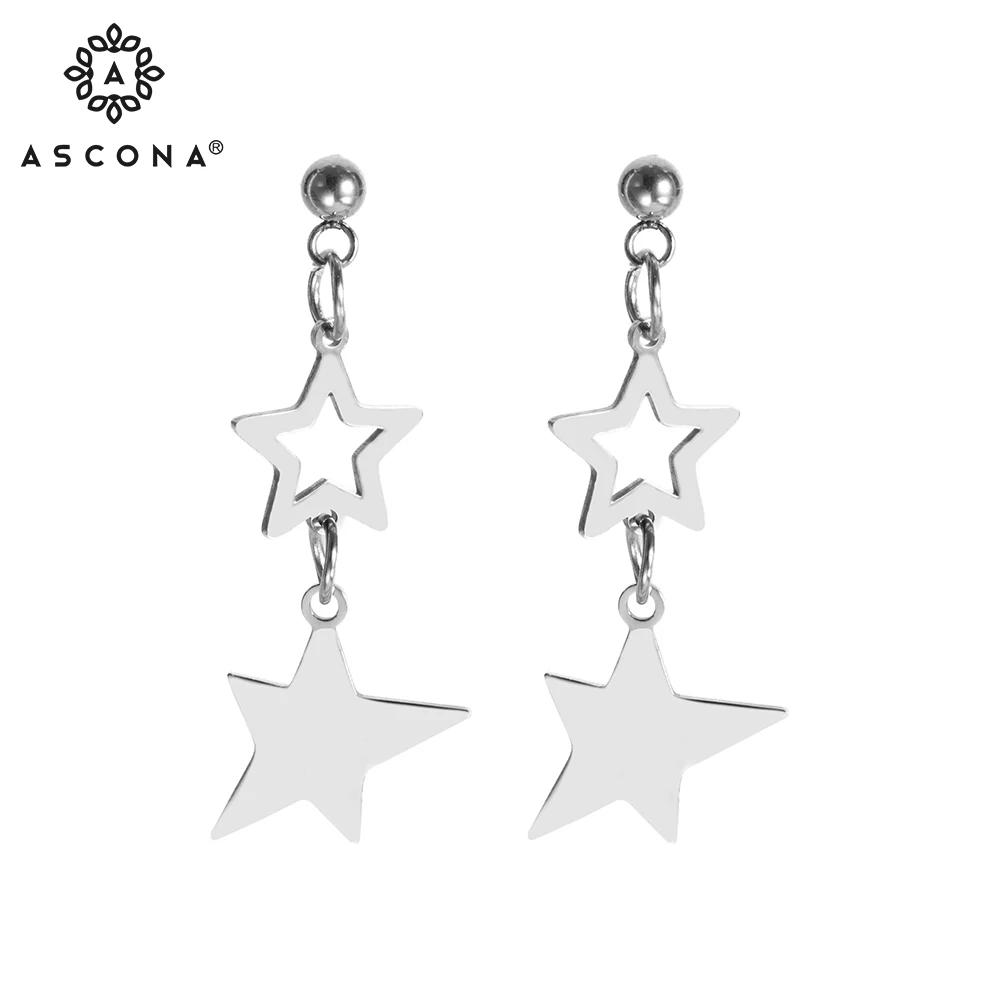 ASCONA Star Pendant Style Earrings Fashion Geometric Men's and Women's Earrings Goth Style Hip Hop Stainless Steel Earrings
ASCONA Star Pendant Style Earrings Fashion Geometric Men's and Women's Earrings Goth Style Hip Hop Stainless Steel Earrings