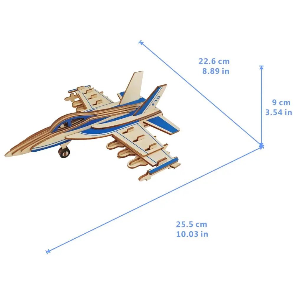F18 Bomber DIY 3D Wooden Puzzle Woodcraft Assembly Kit Cutting Wood Toys For Christmas Gift 3188
F18 Bomber DIY 3D Wooden Puzzle Woodcraft Assembly Kit Cutting Wood Toys For Christmas Gift 3188