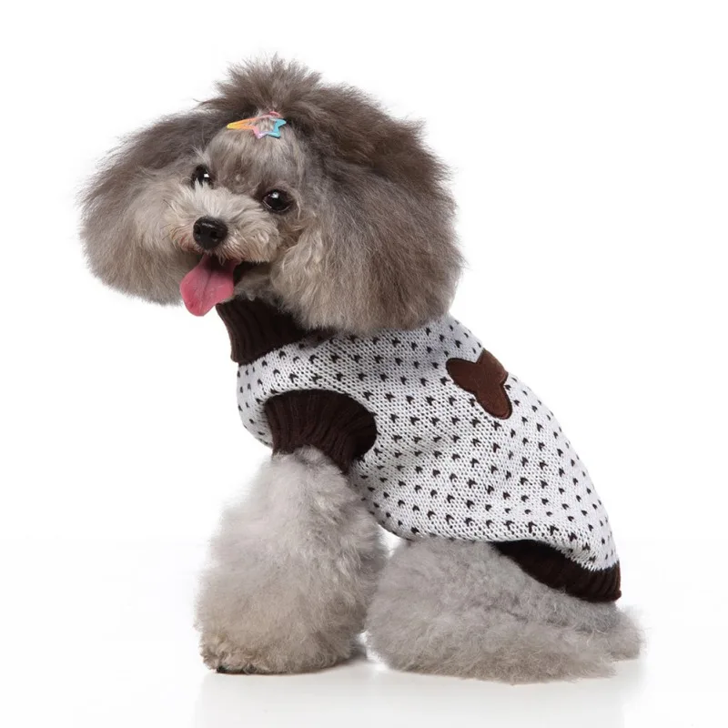 Knitted Classic Pet Dog Sweater Small Medium Autumn Winter Warm Costume For Daily Wear
Knitted Classic Pet Dog Sweater Small Medium Autumn Winter Warm Costume For Daily Wear