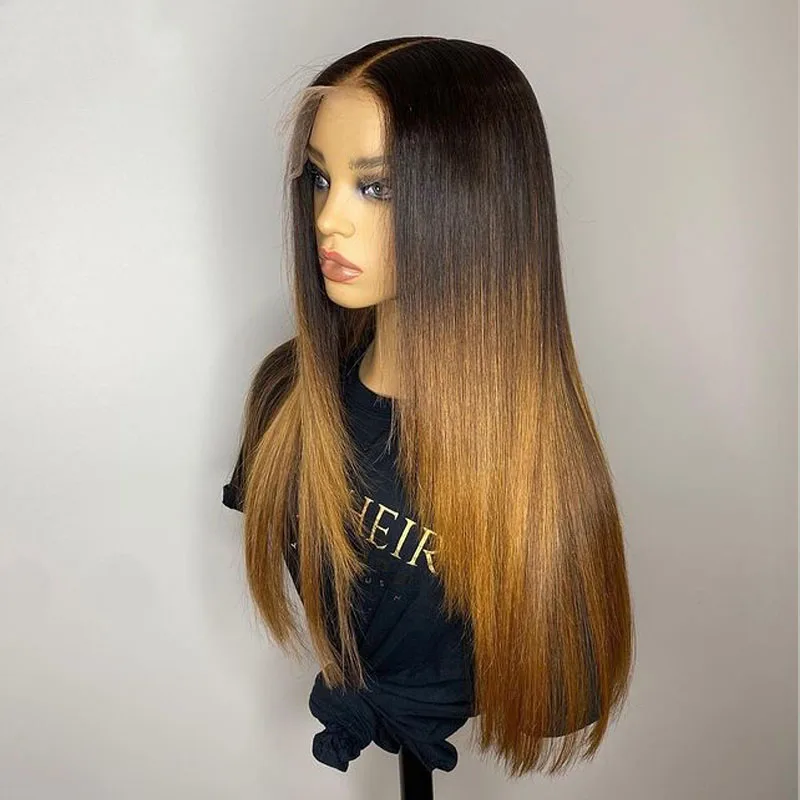 Ombre Black Ginger Middle Part Lace Front Wigs With Natural Hairline Long Straight Human Hair Wig Baby Hair For Black Women
Ombre Black Ginger Middle Part Lace Front Wigs With Natural Hairline Long Straight Human Hair Wig Baby Hair For Black Women