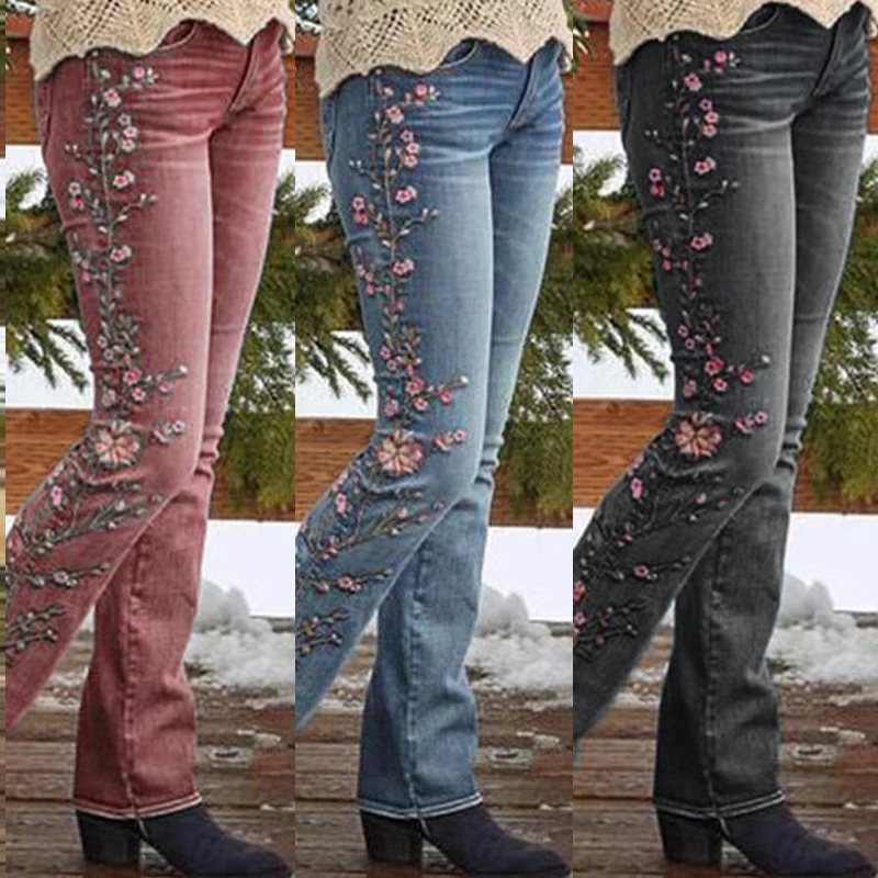2020 Long straight jeans women 2020 Fall new high waist thin ladies pants tide wild-leg pants woman jeans printing pant women
2020 Long straight jeans women 2020 Fall new high waist thin ladies pants tide wild-leg pants woman jeans printing pant women