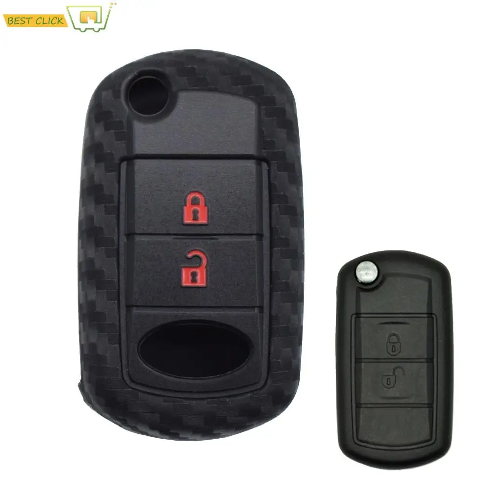 Silicone Carbon Fiber Style Car Key Shell Case Fob Cover For Range Rover Sport Vouge Land Rover Discovery 3 2006 2007 2008 2009
Silicone Carbon Fiber Style Car Key Shell Case Fob Cover For Range Rover Sport Vouge Land Rover Discovery 3 2006 2007 2008 2009