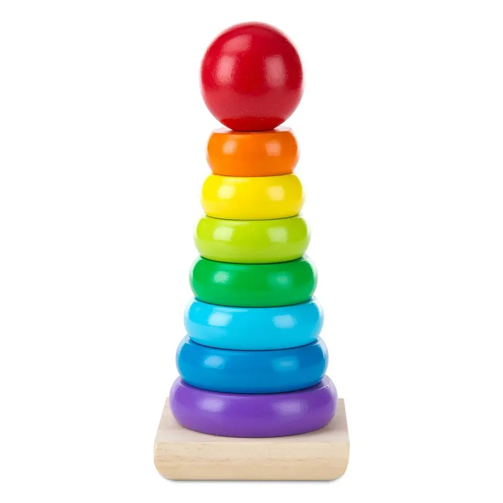 Rainbow Stacking Ring Tower Blocks Warm Color Wood Toddler Toy Baby Montessori Enlightenment educational Toys Infant Toys
Rainbow Stacking Ring Tower Blocks Warm Color Wood Toddler Toy Baby Montessori Enlightenment educational Toys Infant Toys