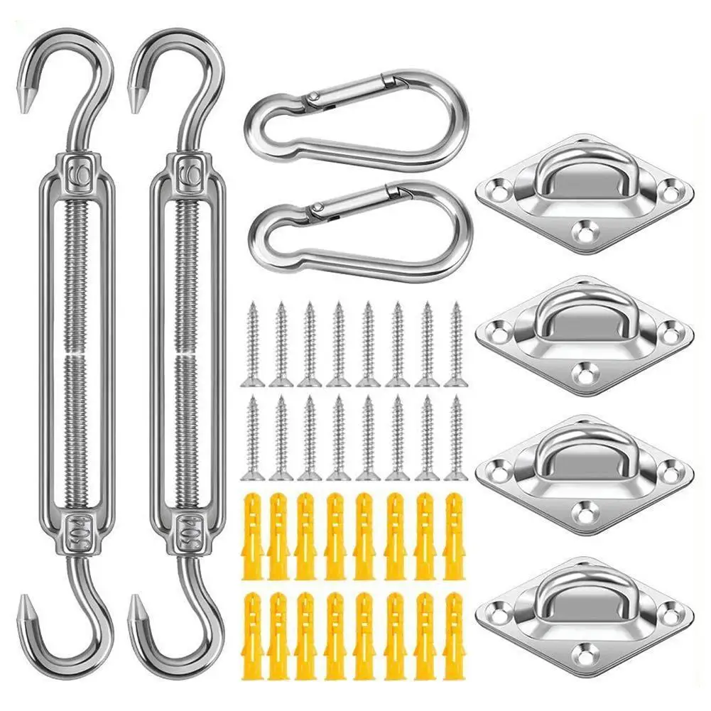 1 Set Silver Steel Awning Buckle Sun Sail Shade Canopy Fixing Fittings Buckle Carabiner For Sunshade Sail Accessories
1 Set Silver Steel Awning Buckle Sun Sail Shade Canopy Fixing Fittings Buckle Carabiner For Sunshade Sail Accessories