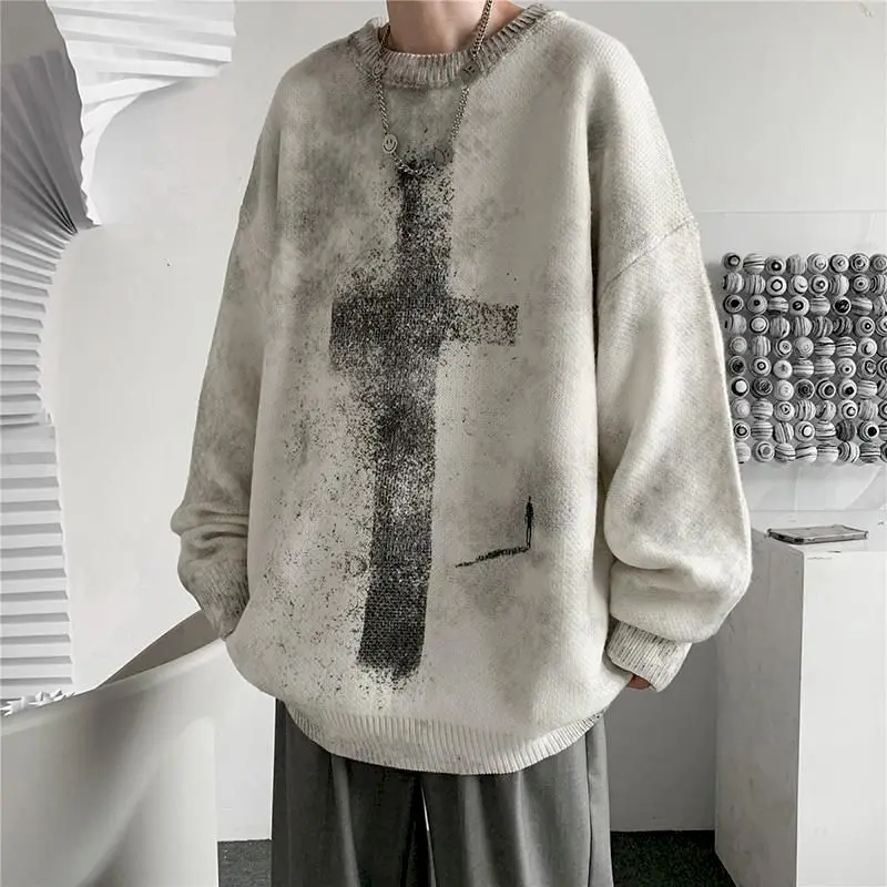 Men Hip Hop Knitted Jumper Sweaters Printed Streetwear Harajuku Autumn Oversize Hipster Casual Pullovers Winter Sweater Men No
Men Hip Hop Knitted Jumper Sweaters Printed Streetwear Harajuku Autumn Oversize Hipster Casual Pullovers Winter Sweater Men No