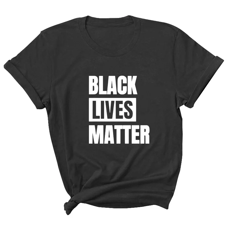 BLACK LIVES MATTER Letter Print Women T Shirt Short Sleeve ONeck Loose Women Tshirt Ladies Tee Shirt Tops Camisetas Mujer
BLACK LIVES MATTER Letter Print Women T Shirt Short Sleeve ONeck Loose Women Tshirt Ladies Tee Shirt Tops Camisetas Mujer