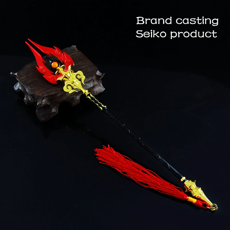 Alloy Sword Toy 22cm Cosplay Guardian Wand Weapon Model Animation Game Surrounding Metal Crafts Unopened Ornaments Zinc Alloy
Alloy Sword Toy 22cm Cosplay Guardian Wand Weapon Model Animation Game Surrounding Metal Crafts Unopened Ornaments Zinc Alloy