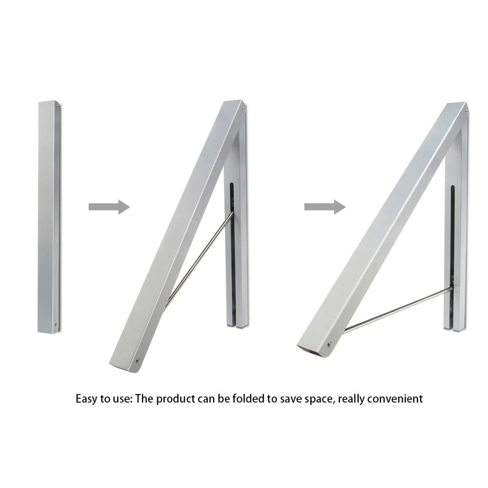 WINOMO Alumimum Wall Adjustable Clothes Hanger Rack Bracket for Laundry Organization Closet Storage System (Silver)
WINOMO Alumimum Wall Adjustable Clothes Hanger Rack Bracket for Laundry Organization Closet Storage System (Silver)