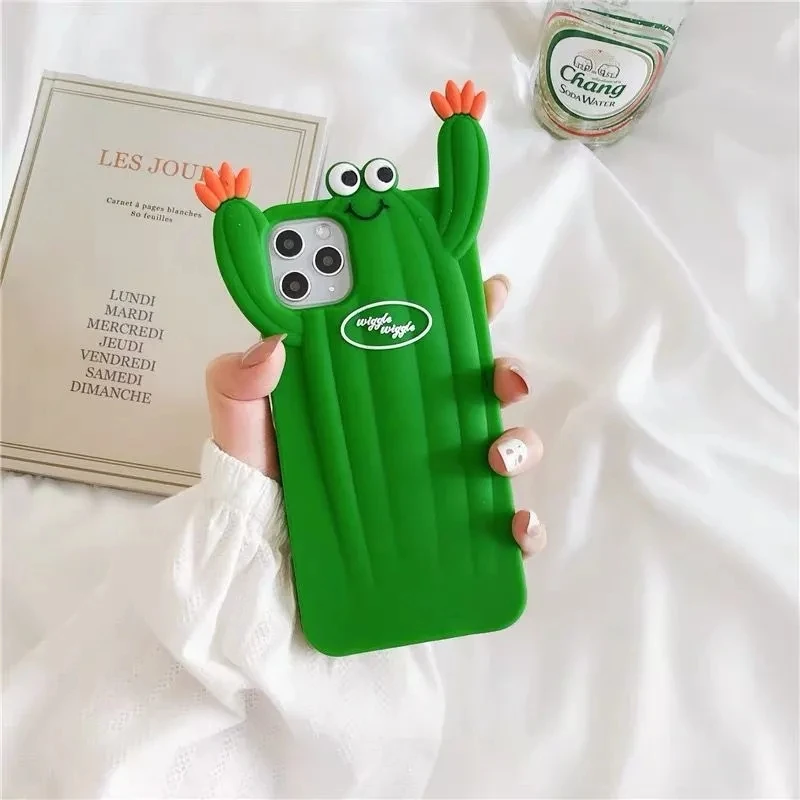 3D Cute Cartoon INS Style Green Smile Cactus Phone Case For iPhone 7 8 Plus X XS XR Mini 12 11 Pro MAX Anti-fall Soft Back Cover
3D Cute Cartoon INS Style Green Smile Cactus Phone Case For iPhone 7 8 Plus X XS XR Mini 12 11 Pro MAX Anti-fall Soft Back Cover