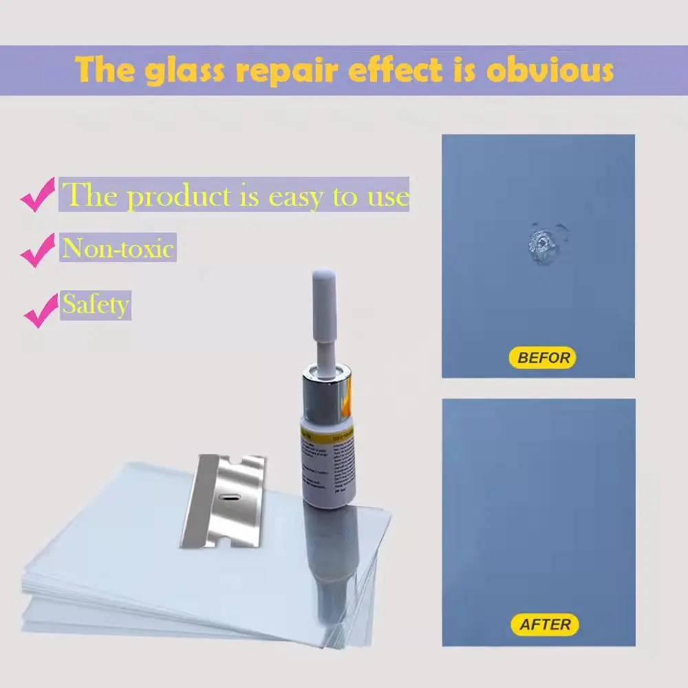 Car Cracked Glass Repair Kit Windshield Nano Repair Liquid Auto Window Windshield DIY-Tools Glass Scratch Wholesale
Car Cracked Glass Repair Kit Windshield Nano Repair Liquid Auto Window Windshield DIY-Tools Glass Scratch Wholesale
