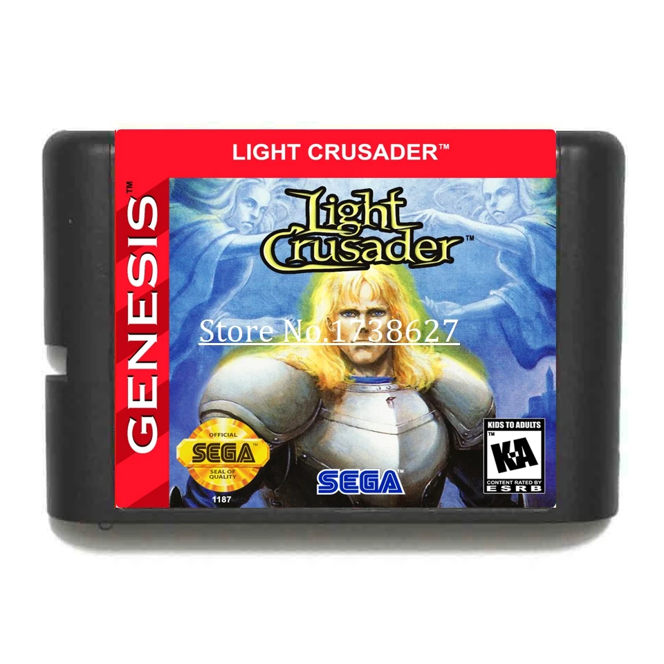 Светильник crusader 16Bit игровой Картридж для Sega MegaDrive & Genesis System консолей |