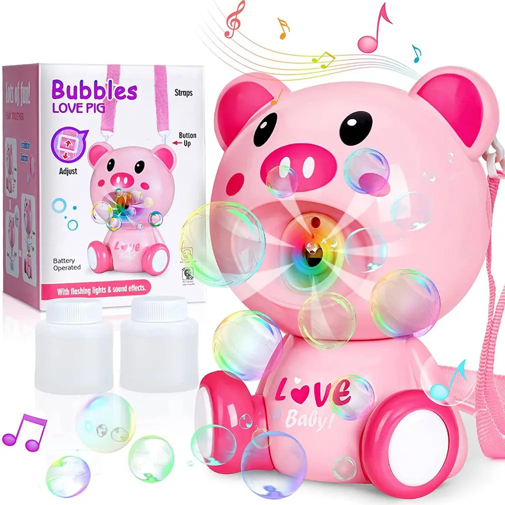 Pig Bubble Machine Automatic Bubble Machine For Toddlers No Spills Bubble With Music Lights Bubble Maker Blower Toys
Pig Bubble Machine Automatic Bubble Machine For Toddlers No Spills Bubble With Music Lights Bubble Maker Blower Toys