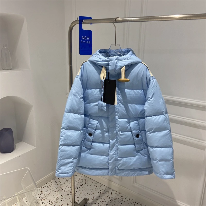 Women Fashion Warm Down Coats Blue and Yellow Large Pockets Hooded Oversize Down Coats Casual Winter Clothes
Women Fashion Warm Down Coats Blue and Yellow Large Pockets Hooded Oversize Down Coats Casual Winter Clothes