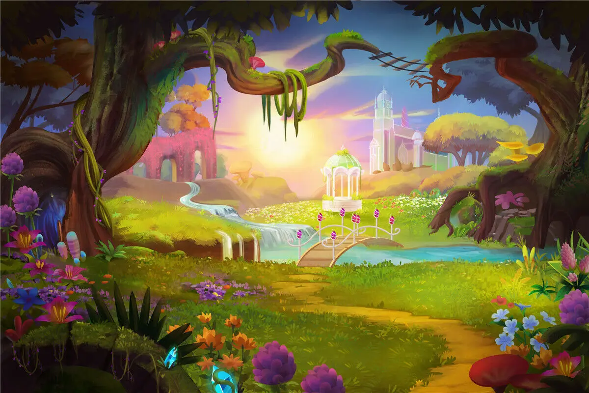 Photo Studio Props Photography Backdrop Fantasy Forest Children's Birthday Party Bedroom Decoration HD Vinyl Background 
Photo Studio Props Photography Backdrop Fantasy Forest Children's Birthday Party Bedroom Decoration HD Vinyl Background