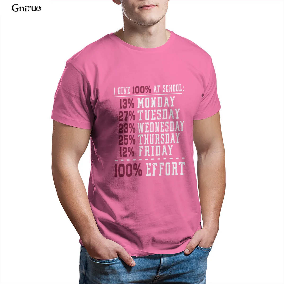 Wholesale I Give 100% at School Funny Graphic T-shirt Unisex Heather Prism T-Shirt Gift Oversized Short Sleeve HipHop 100941
Wholesale I Give 100% at School Funny Graphic T-shirt Unisex Heather Prism T-Shirt Gift Oversized Short Sleeve HipHop 100941