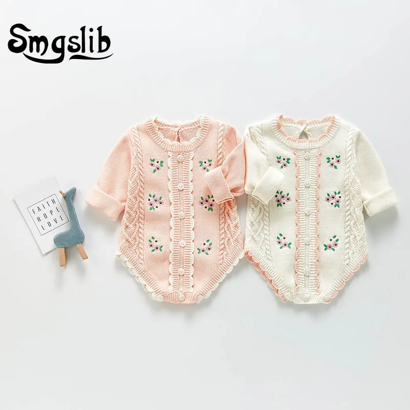 SMGSLIB 2021Spring Autumn Infant Baby Knitting Rompers Long Sleeve Children Clothes Printing Coat Romper Baby Girls 0~3 Years
SMGSLIB 2021Spring Autumn Infant Baby Knitting Rompers Long Sleeve Children Clothes Printing Coat Romper Baby Girls 0~3 Years