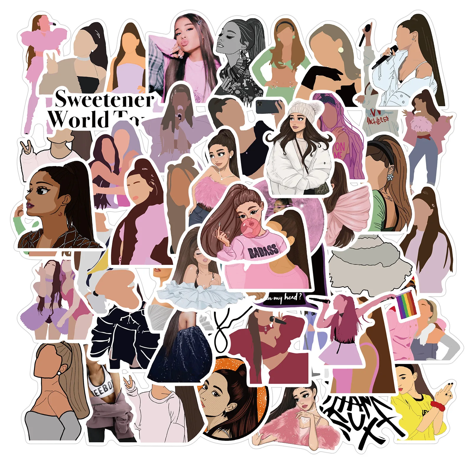 10/30/50PCS Ariana Grande Cute Girl Graffiti Stickers PVC Mobile Phone Laptop Motorcycle Suitcase Sticker Decals Home Decoration
10/30/50PCS Ariana Grande Cute Girl Graffiti Stickers PVC Mobile Phone Laptop Motorcycle Suitcase Sticker Decals Home Decoration