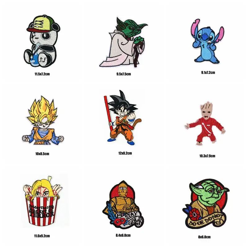 Embroidery/Badge/Mongoku Cartoon Cloth Stickers/Clothes Ironing Patch/DIY/Embroidered Patches for Clothing/Patch Thermocollant
Embroidery/Badge/Mongoku Cartoon Cloth Stickers/Clothes Ironing Patch/DIY/Embroidered Patches for Clothing/Patch Thermocollant